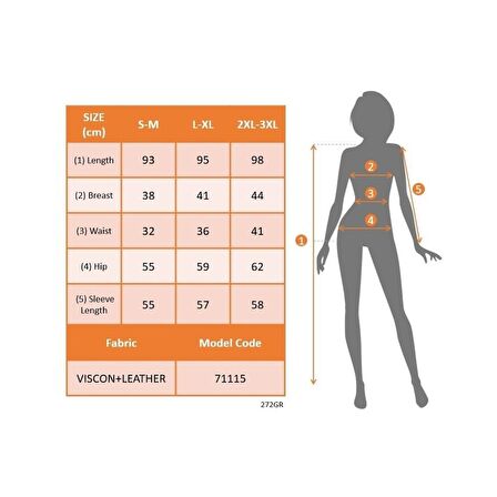 Lucky Life Kadın Uzun Kollu üst Viskon Alt Kloş Deri Elbise