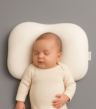 Bebek Düz Kafa Yastığı, Air Düz Kafa Yastık, Hava Alabilen Yastık, Organik %100 Pamuk Kumaş