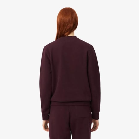 Lacoste Kadın Regular Fit Bisiklet Yaka Sweatshirt Logo Nakışlı