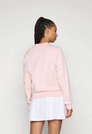 Lacoste Kadın Regular Fit Bisiklet Yaka Sweatshirt Logo Nakışlı