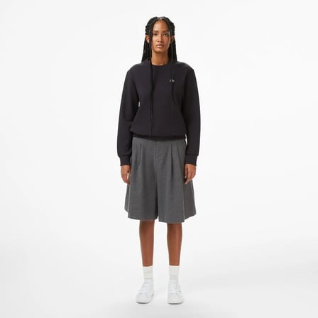 Lacoste Kadın Regular Fit Bisiklet Yaka Sweatshirt Logo Nakışlı