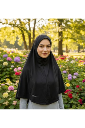 Siyah Şık Kadın Bambu Şal – Düz Renk, Yumuşak Dokulu, Kaymaz, Günlük ve Özel Gün Şal