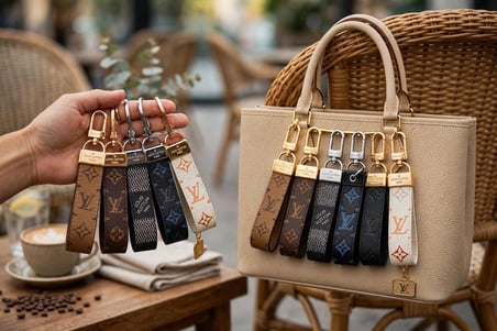 MONOGRAM DESENLİ ANAHTARLIK