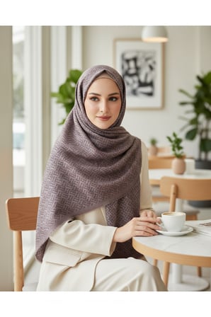 kendinden desenli yaz esintisi krep şal