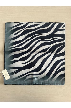 Zebra Desenli Dijital Baskı Rayon Eşarp
