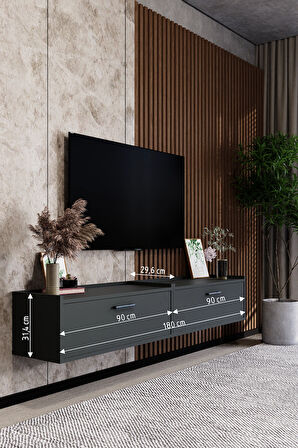 LİFEDECO TV ÜNİTESİ 180 CM DUVARA MONTE LD-1001-M1M1F90