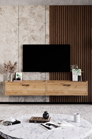 LİFEDECO TV ÜNİTESİ 180 CM DUVARA MONTE LD-1001-M1M1F90