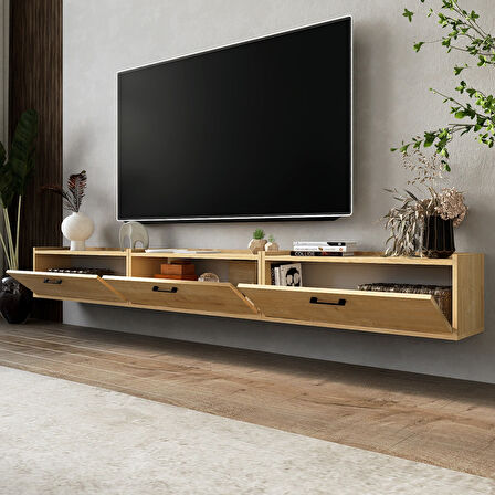 LİFEDECO TV ÜNİTESİ 270 CM DUVARA MONTE LD-1001-M1M1M190