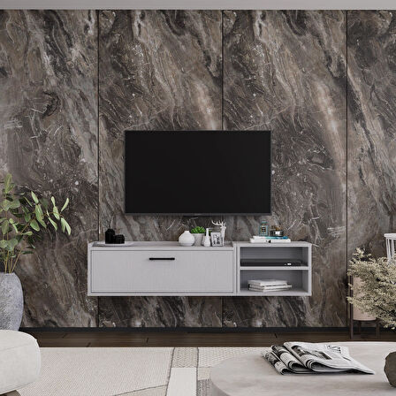 LİFEDECO TV ÜNİTESİ 135 CM DUVARA MONTE LD-1001-M1M490