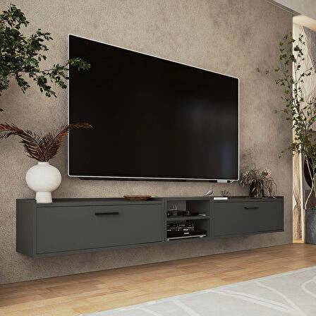 LİFEDECO TV ÜNİTESİ 225 CM DUVARA MONTE LD-1001-M1M4M190