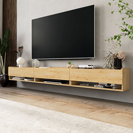 LİFEDECO TV SEHPA ÜNİTESİ 270 CM DUVARA MONTE LD-1003-M3M3M390