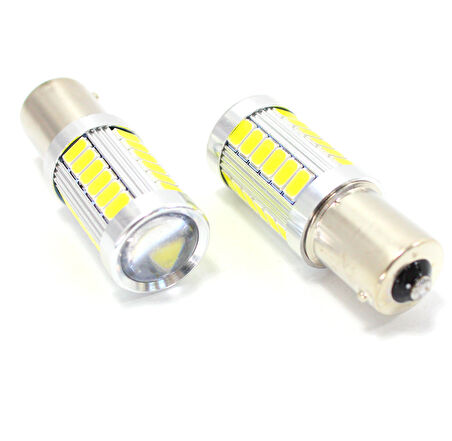 Mercekli 33 Led Beyaz Park Stop Ampulu 1156/BA15S