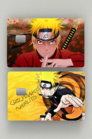 Naruto 2'li Kredi Kartı & Akbil Sticker Kaplama