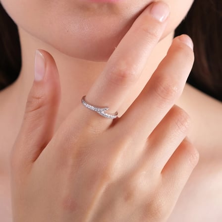 0.25 Karat Pırlanta Yüzük, Doğal Pırlanta, Sertifikalı Mücevher, Sarı Altın