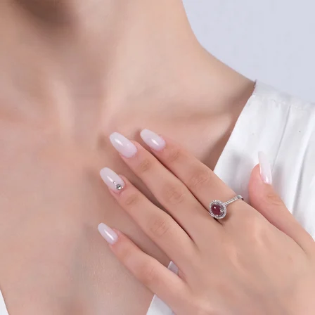 1.58 Karat Pırlanta Yakut Yüzük, Doğal Pırlanta, Sertifikalı Mücevher, Sarı Altın