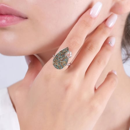 1.61 Karat Pırlanta Yüzük, Doğal Pırlanta, Sertifikalı Mücevher, Beyaz Altın