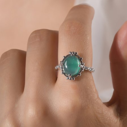 3.63 Karat Pırlanta Zümrüt Yüzük, Doğal Pırlanta, Sertifikalı Mücevher, Rose Altın