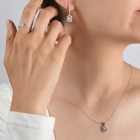 0.15 Karat Baget Pırlanta Yüzük, Doğal Pırlanta, Sertifikalı Mücevher, Beyaz Altın