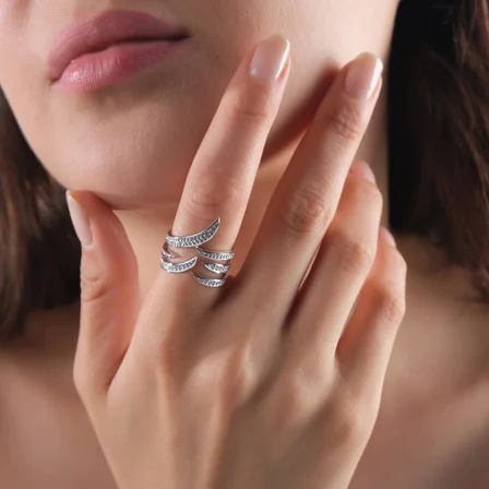 0.38 Karat Pırlanta Yüzük, Doğal Pırlanta, Sertifikalı Mücevher, Sarı Altın