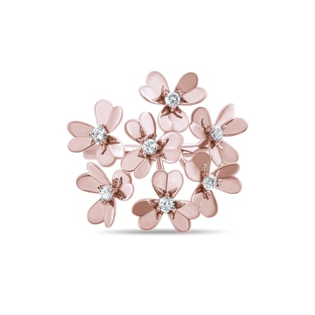 0.26 Karat Pırlanta Yüzük, Doğal Pırlanta, Sertifikalı Mücevher, Rose Altın
