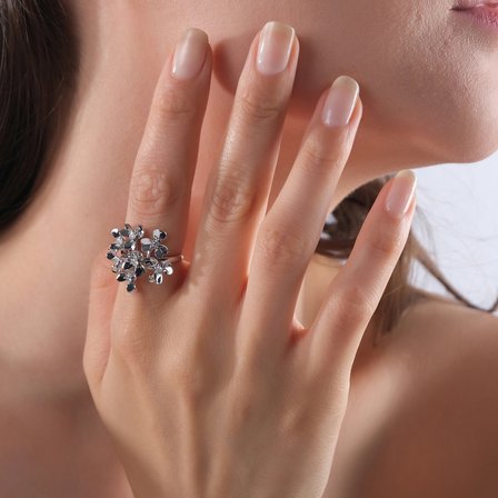 0.22 Karat Pırlanta Yüzük, Doğal Pırlanta, Sertifikalı Mücevher, Rose Altın