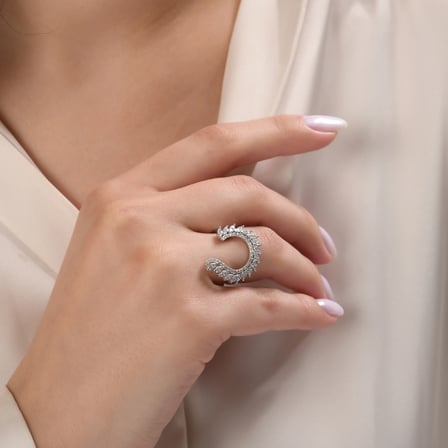 0.64 Karat Pırlanta Yüzük, Doğal Pırlanta, Sertifikalı Mücevher, Rose Altın