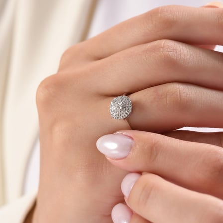 0.52 Karat Pırlanta Yüzük, Doğal Pırlanta, Sertifikalı Mücevher, Sarı Altın