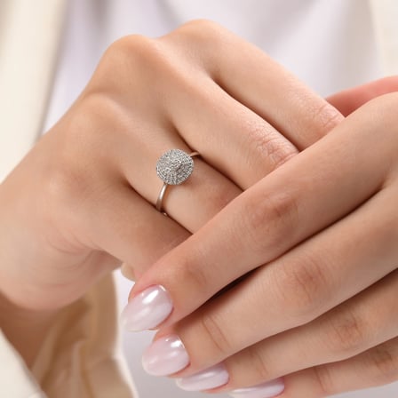 0.52 Karat Pırlanta Yüzük, Doğal Pırlanta, Sertifikalı Mücevher, Rose Altın