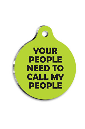 Call My People Kedi Köpek Künyesi Small 2,1 x 3,1 cm