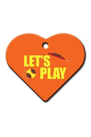 Lets Play Geniş Kalp Kedi Köpek Künyesi