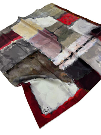 Levidor Twill İpek Eşarp LD1060-01