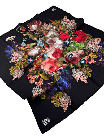 Levidor Twill İpek Eşarp LD4237-01