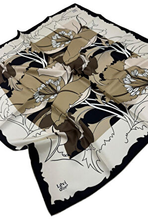 Levidor Twill İpek Eşarp LD1068-01