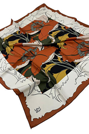 Levidor Twill İpek Eşarp LD1068-01