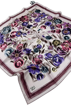 Levidor Twill İpek Eşarp LD1069-01