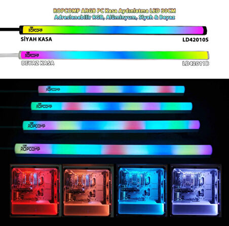 Ropcomp ARGB PC Kasa Aydınlatma LED – Programlanabilir