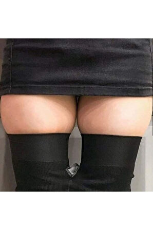 Kadın Siyah Korse Tayt