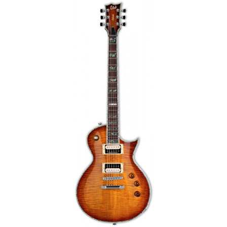 ESP LTD EC-1000 Flamed Maple Amber Sunburst Elektro Gitar