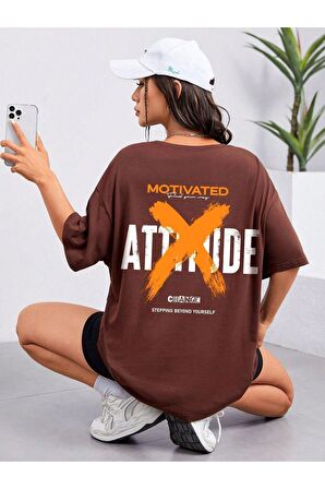 Unisex Motivated Yazılı Tshirt