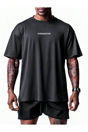 Unisex Terminator Yazılı Tshirt