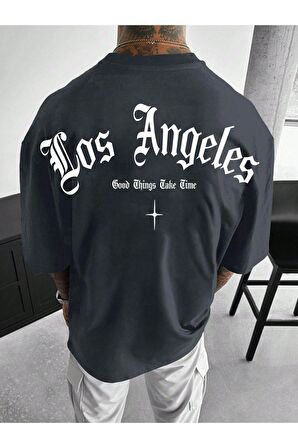 Unisex Los Angeles Yazılı Tshirt