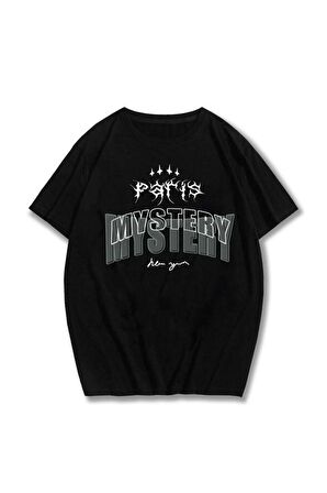 Unisex Mystery Yazılı Tshirt