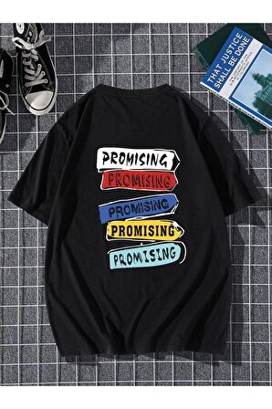 Unisex Promising Yazılı Tshirt