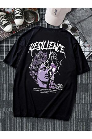 Unisex Resilience Yazılı Tshirt
