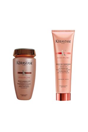 Kerastase Discipline Fluidealiste Şampuan 250 Ml + Keratine Thermique Durulanmayan Süt 150 Ml