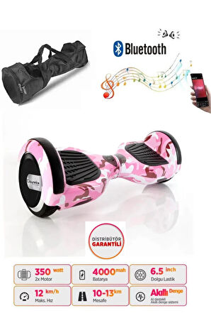 Elektrikli Kaykay Scooter Akıllı Denge Hoverboard + HoverKart + Çanta FULL LEDLİ EXTREM PAKET D05