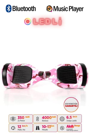 Citymate Elektrikli Kaykay Akıllı Denge Hoverboard + HoverKart + Çanta FULL LEDLİ EXTREM PAKET D05