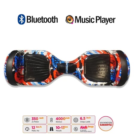 Citymate Elektrikli Kaykay Akıllı Denge Hoverboard + HoverKart + Çanta FULL LEDLİ EXTREM PAKET D09