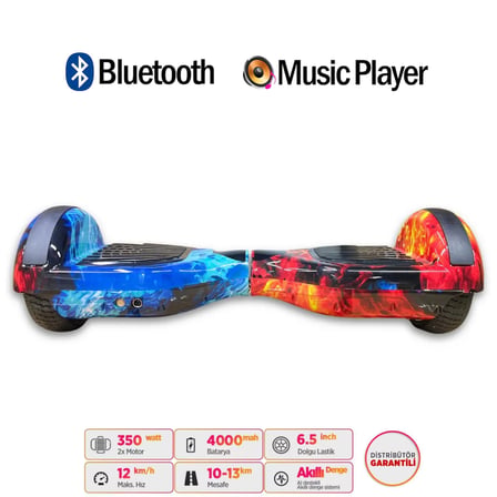 Elektrikli Kaykay Scooter Akıllı Denge Hoverboard + HoverKart + Çanta FULL LEDLİ EXTREM93 PAKET D10