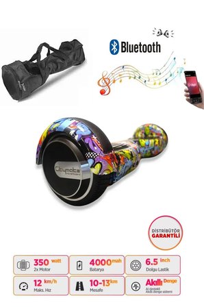 Citymate Elektrikli Kaykay Akıllı Denge Hoverboard + HoverKart + Çanta FULL LEDLİ EXTREM PAKET D22